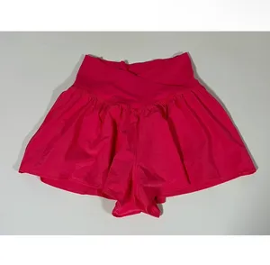 Offline by Aerie Hot Pink High Rise Flounce Workout Shorts Bottoms Size S 🩷✨ thumbnail 3