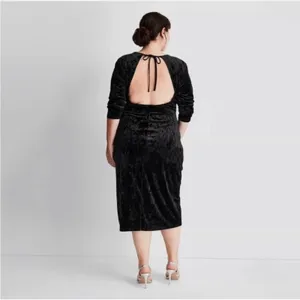 Future collective velvet midi dress Sz 2X thumbnail 2