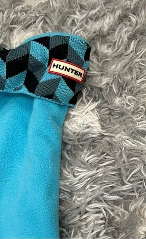 Hunter Original Short Dusty Petrol Sky Blue Socks Medium M thumbnail 2