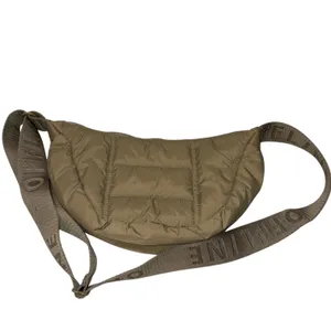 Aerie Offline Olive Green Love Puff Mini Crescent Bag thumbnail 6
