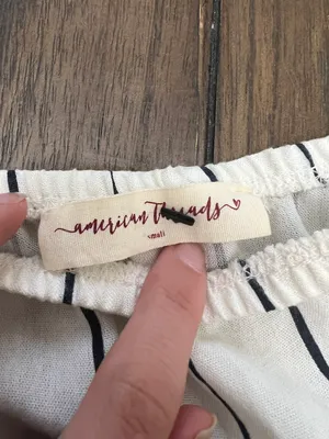 American Threads Striped Top thumbnail 2