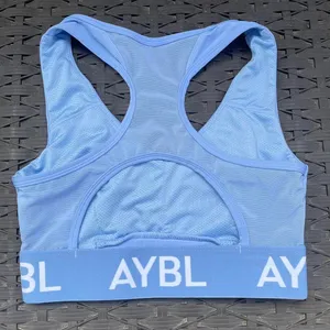 AYBL Light Blue Sports Bra thumbnail 3