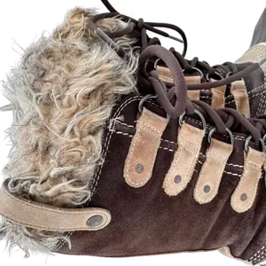 Sorel Women's Brown Leather Joan of Arctic Waterproof Snow Boots Size 5 thumbnail 10