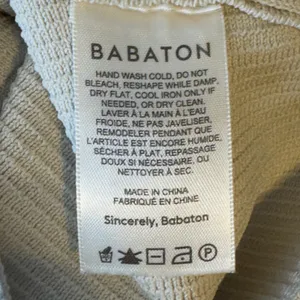 157 | Babaton Sculpt Knit Ribbed Cropped Tank Beige Womens S thumbnail 6