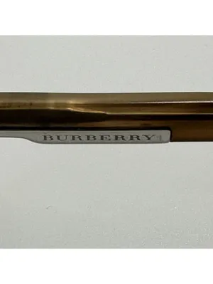 Burberry Rectangular Brown Prescription Glasses Frames with Case thumbnail 5
