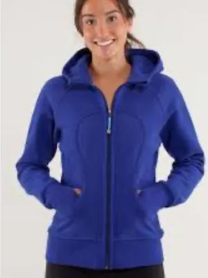 Lululemon Scuba Full-Zip Hoodie Classic Fit - True Navy Blue (Size 6) thumbnail 1