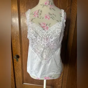 Vtg Vanity Fair Lace Front Camisole, Size 38 (modern L) thumbnail 7