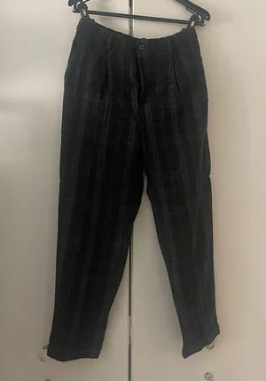 Zara plaid pants thumbnail 1