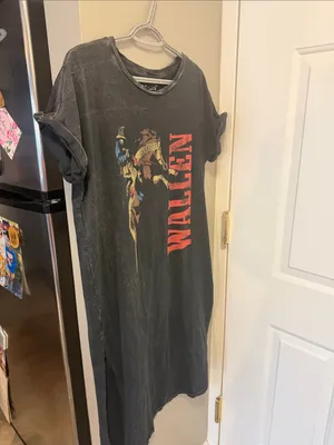 🤠 HRT & LUV Boutique Find | Graphic Tee Midi Dress WALLEN western M thumbnail 6