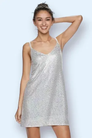 Candie’s Sparkle Mini Dress thumbnail 1