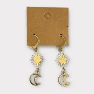 Boutique Sun And Moon Drop Earrings thumbnail 1