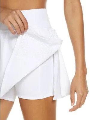 SPANX White Athletic Skort with Built-In Shorts thumbnail 2