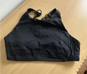 Lululemon Free To Be Bra *High Neck Black 6 thumbnail 1
