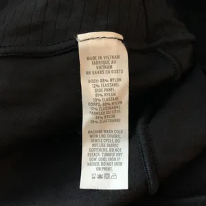 Aerie Offline By Womens High-Waisted Crossover Flare Pants Black Size L thumbnail 4