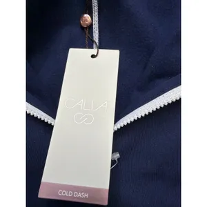 Callia Womens XL Navy Blue Cold Dash 1/4 Zip‎ Pullover Top NWT thumbnail 2