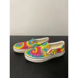 Vans Women's Tie Dye Slip On Sneakers Size W-7 M-5.5 SKU 2078 thumbnail 2