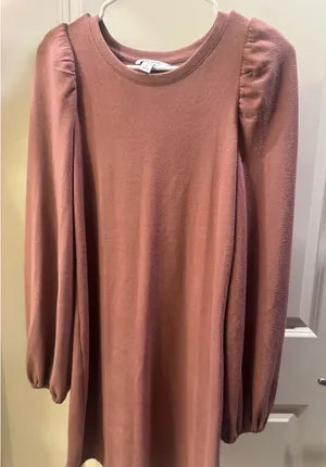 Nine West Pink/Mauve Long Sleeve Dress thumbnail 2