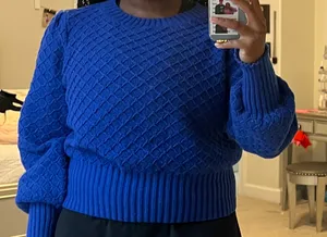 Blue Sweater Size L thumbnail 1