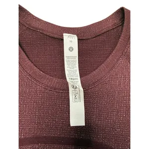 Lululemon Swiftly Tech Long-Sleeve Shirt 2.0 *Waist Length Parallel Garnet 10 thumbnail 3
