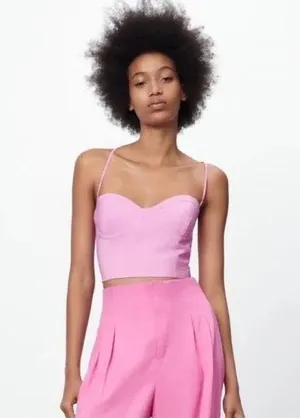 Zara Corset Top thumbnail 1