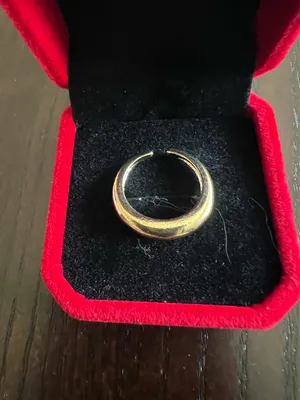 Women’s Gorgeous Golden Adjustable Statement Ring Size 7 thumbnail 2