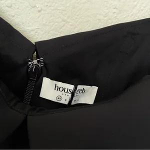 House of CB‎ 'Elida' black off shoulder mini dress NWOT size XS thumbnail 6