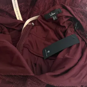 Lulus Marvelous Darling Burgundy Ruffled Tiered Maxi Dress size XS NWT thumbnail 3