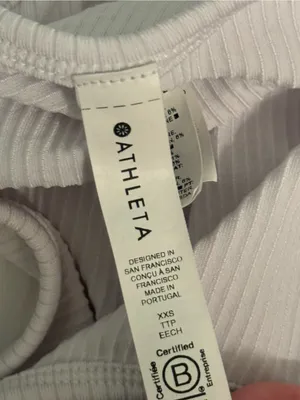 Athleta Renew Seamless Scoop Tank in White thumbnail 4