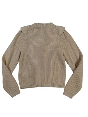 Sézane NWT Rebecca cardigan beige SZS bust 32 thumbnail 3