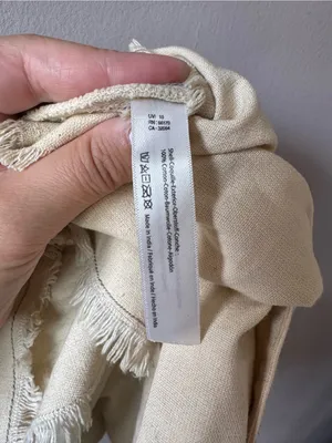 Free People One Womens Ivory Penny High-Waisted Paper Bag Tie Waist Short Size 2 thumbnail 10