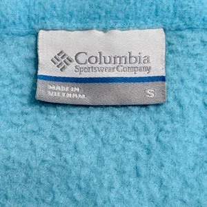 Columbia Fleece Jacket‎ Full Zip Aqua Blue Womens Size S Winter Outerwear Warm thumbnail 6