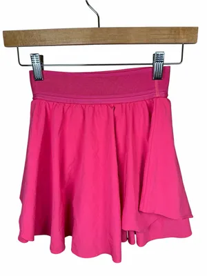 Lululemon Court Rival High Rise Skirt Hot Pink Lip Gloss Tennis Skort Size 0 thumbnail 5