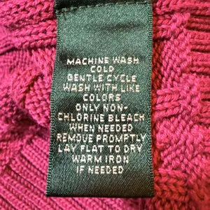L-RL Lauren Active Ralph Lauren‎ Cable Knit V Neck Rugby Cricket Sweater XS thumbnail 8