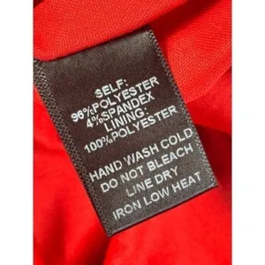 LuLu's Red Fit and Flare Dress V-Neck 3/4 Sleeve Party Cocktail Size S‎ thumbnail 11