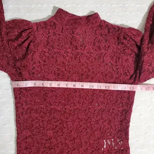 Free People Sweet Talker Lace Blouse‎ Size S thumbnail 5