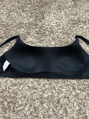 Aerie SMOOTHEZ Bra-ish Wireless Bralette Black Sz L thumbnail 4
