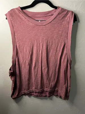 Free People Movement Love Mauve Pink Athletic Sleeveless Tank Top thumbnail 2