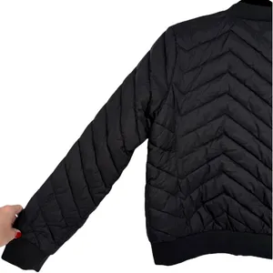 Sweaty Betty Women's Glacier Quilted Bomber Jacket Puffer‎ Coat Black Size Large thumbnail 11
