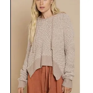 POL Popcorn Chenelle Hooded Sweater thumbnail 5