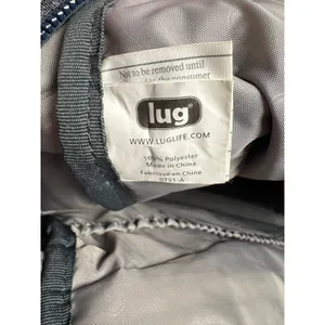 Lug Boxer Overnight Athletic Gym Bag Heather Grey Quilted Travel Shoe compartmen thumbnail 15