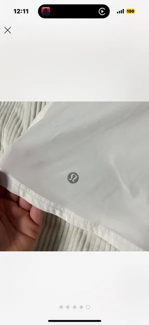 White Lululemon Tennis Skirt Pleated thumbnail 5