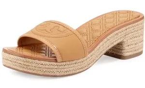 TORY BURCH- Fleming Espadrille Tan Size 11 thumbnail 1