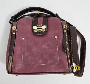 Chic Bumblebee Faux‎ Leather Handbag / Crossbody thumbnail 1