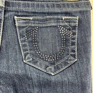 True Religion Lone Star Legging Denim Skinny Jeans Crystal Logo 24 thumbnail 6