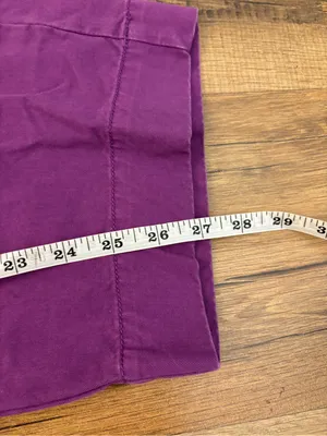 Urban Outfitters Wide Leg Cotton Chino Pant Purple Women’s thumbnail 8
