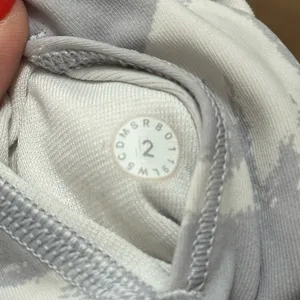 Lululemon Wunder Under High-Rise Tight 25" Flower Pop White Silver Lilac 2 thumbnail 7