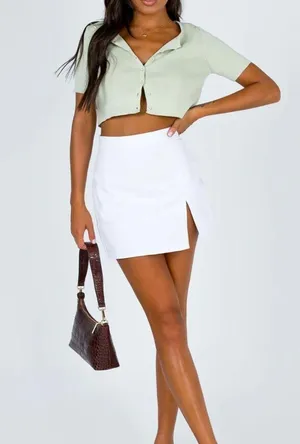 LIONESS The Lola Mini Skirt White Princess Polly thumbnail 2