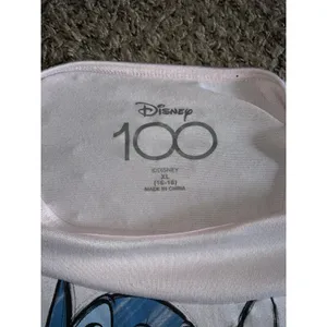 Disney 100 Lilo and Stitch Women's‎ Cream Pajamas Short Sleeve Shirt Size XL thumbnail 3