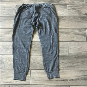Aviator Nation Gray and Blue Track Pants Joggers thumbnail 7