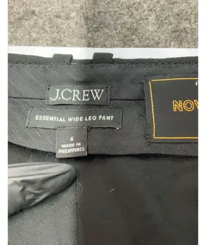 J.Crew Wide-Leg Trousers Black thumbnail 4